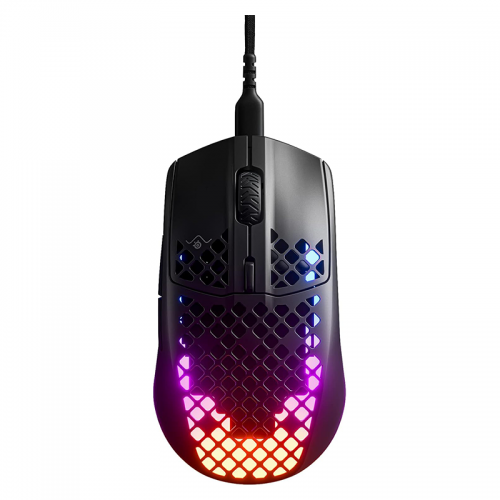 SteelSeries Aerox 3 Onyx (2022) - Super Light Gaming Mouse - 8,500 CPI TrueMove Core Optical Sensor - Ultra-lightweight 59g Water Resistant Design